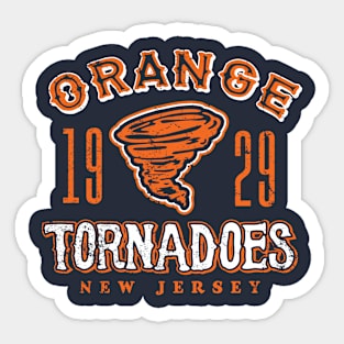 Orange Tornadoes Sticker